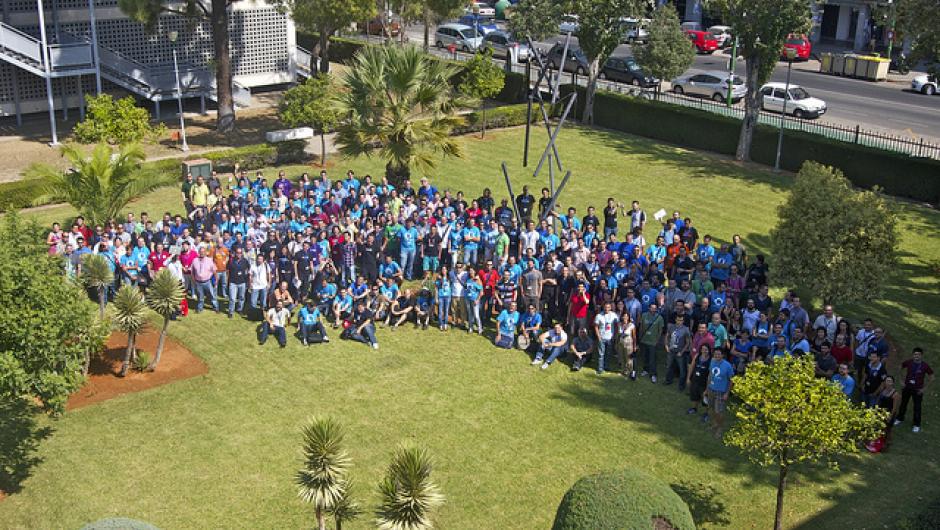 Foto de grupo de Drupalcamp Spain 2011 en Sevilla