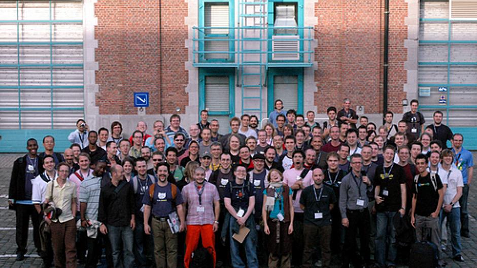 Group photo - Drupalcon Brussels 2006 attendees