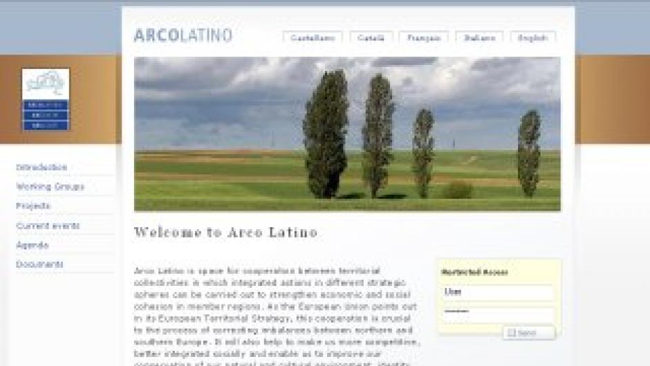 Arcolatino.org - Screenshot