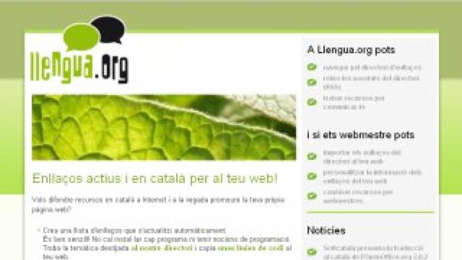 Llengua.org - Screenshot