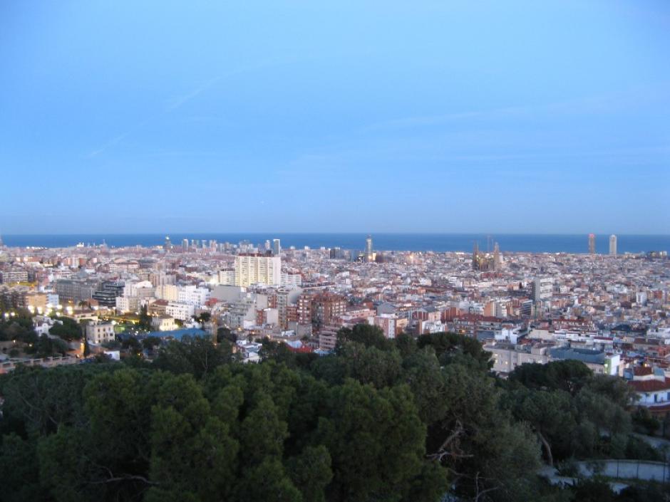 Foto de Barcelona vista desde el Parque Güell