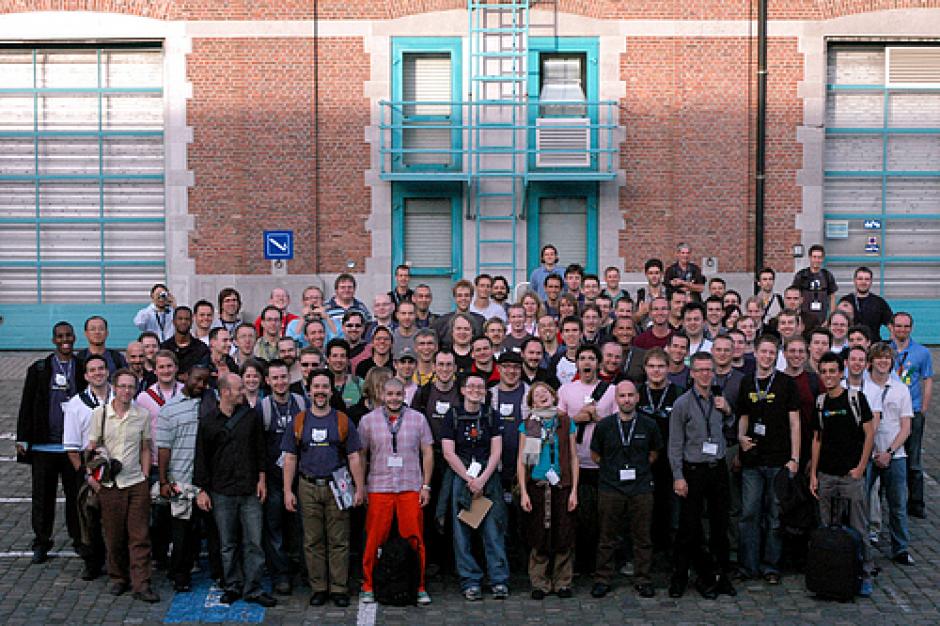Group photo - Drupalcon Brussels 2006 attendees